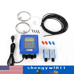 new Ultrasonic DN50 to 700mm Liquid Flow Meter Flow Meter With TM-1 Transducer  - Picture 1 of 12