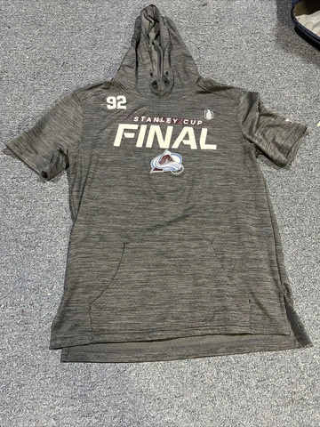 2022 Stanley Cup Final Colorado Avalanche Player Issued/Used Hoodie Landeskog L Cover