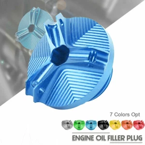 CNC Engine Plug Oil Cap Bolt Screw Filler Cover for Aprilia DORSODURD 750 08-16 - Picture 1 of 10