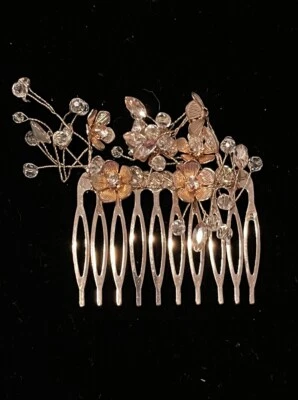 Bridal Hair Comb Faux Pearl Headpiece Hair Clip Pin Wedding Accessories - Image 1 of 4