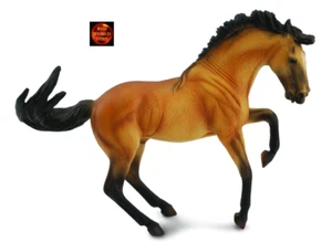 Lusitano Stallion Buckskin Horse Toy Model Figure by CollectA 88501 Brand New - Foto 1 di 2