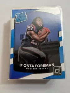 🏆 2017 Panini Donruss Rated Rookie DONTA D'ONTA FOREMAN RC #340 HOUSTON TEXANS - Picture 1 of 1