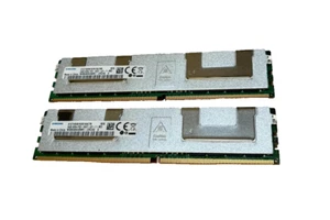128GB (2x64GB) 2400MHz DDR4 4DRx4 Samsung ECC Ram Server Memory M386A8K40BM1-CRC - Picture 1 of 1