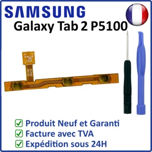 NAPPE DES BOUTON VOLUME POWER SAMSUNG GALAXY TAB 2 10.1 P5100 P5110 FLEX CABLE - Photo 1 sur 4