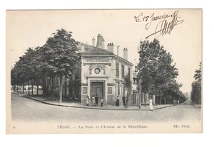 Thiais (94) - La Poste et l'Avenue de la République - 1917 used France postcard - Picture 1 of 2