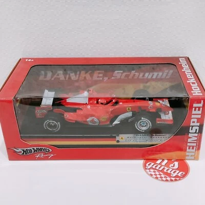 Hot Wheels Racing 1/18 Ferrari 248 F1 Schumacher Hockenheim DANKE Schumi! J2993 - Image 1 of 4