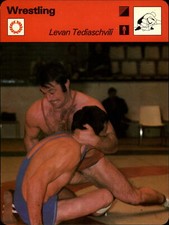 1977-79 Sportscaster Series 86 Multi-Sport Oversize Card #8619 Tediaschvili