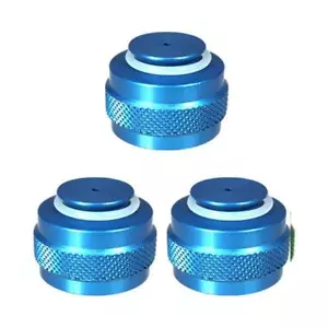 Paintball Tank Valve Protector / Thread Saver - Blue - 3 pack - Picture 1 of 1
