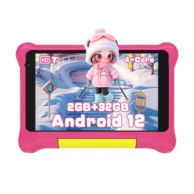 AEEZO Anmesc Kids Tablet 7 inch Android 12 Quad-core Tablet 32GB ROM Shockproof TOUCH