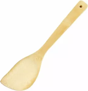 Chef Craft Bamboo Contoured Stir Fry Spatula Wok Tool - Picture 1 of 2