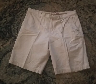 Pantalones Cortos Informales Para Hombre Perry Ellis America 100% Algodón Frente Plano Talla Piedra 40 W Foto 1 de 4