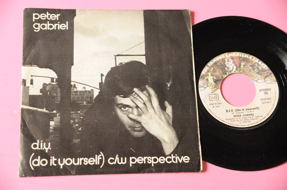 "PETER GABRIEL 7"" PERSPECTIVE ITALY ORIG 1978 NM !!!!!!!!!!!!!!!!!!" - Immagine 1 di 1