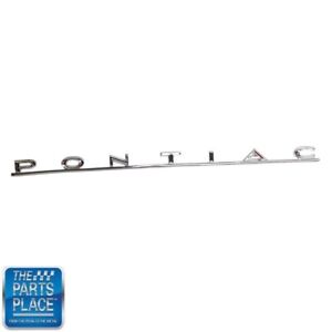 1968-69 Pontiac LeMans "PONTIAC" Trunk Emblem