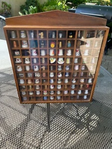 Large Thimble Collection & Case - Picture 1 of 13