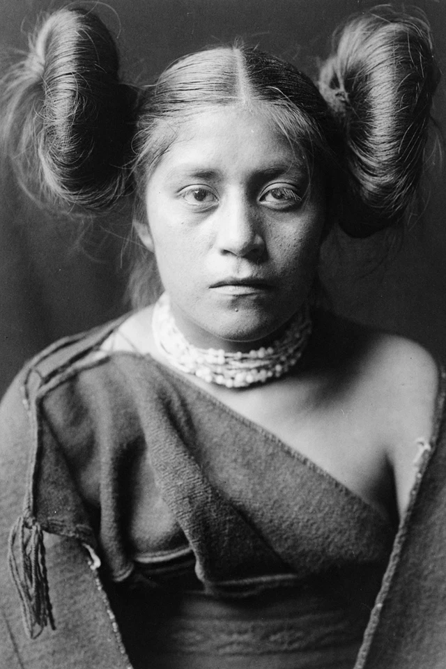 Nueva foto nativa americana 5x7: Tewa North American Indian Girl - c. 1906 Foto 1 de 1