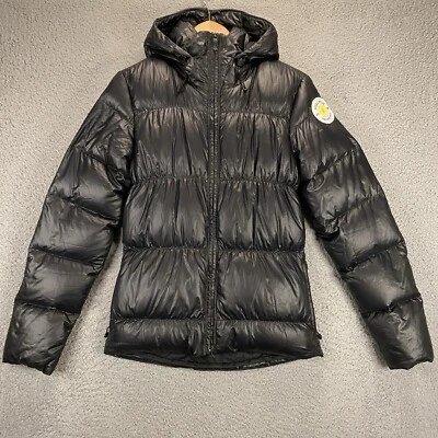 Chaqueta acolchada Nike ACG 800 Down Fill para mujer talla S negra aislada con capucha invierno Foto 1 de 4