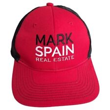 Mark Spain Real Estate Black & Red Snapback Cap NWOT