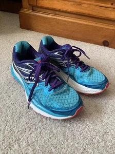 Saucony Ride 9 Everun Womens Size 7 Sneakers Shoes Blue/Purple - Picture 1 of 9