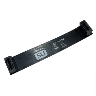 CABLE puente flexible NVIDIA SLI para ASUS para X99, X79, Z170, Z87 LOGOTIPO LARGO DE LUJO Foto 1 de 4