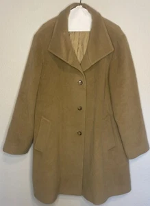 Cinzia Rocca Due Wool and Cashmere Blend Coat Size 10 See Details - Picture 1 of 17
