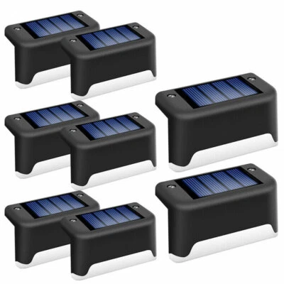 Solar Lamp Path Stair Outdoor Waterproof Wall Garden Landscape Step Deck Lights - Image 1 of 4