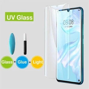 UV Tempered Glass For Huawei Mate 70 Pro 60 Pro 50 Pro Pura 70 Ultra Nova 13 Pro - Picture 1 of 21