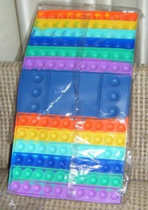 RAINBOW TRAY WITH SNACK HOLDER Bubble Fidgets Sensory Toy MIP 13" - Picture 1 of 1