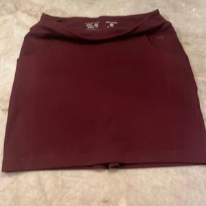 Mountain Hard wear Women's Medium Maroon Wool/Knit Skirt Hiking Athletic Wear - Picture 1 of 14