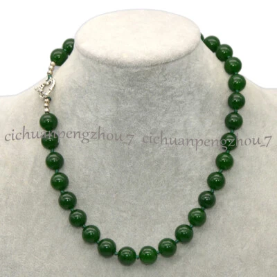 Colar de joias com miçangas de pedras preciosas multicoloridas redondas naturais 6/8/10/12/14 mm 18"" - Imagem 1 de 4