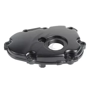 Black Oil Pump Cover Crank Case Fit For Yamaha YZF R6 600 2006-2022 2007 2008 - Picture 1 of 6
