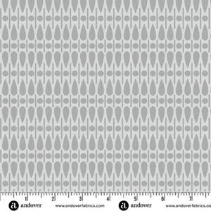 Andover Fabrics - Sun Print 2024 By Alison Glass - Scatter - Fog, Fabric BTY - Picture 1 of 4