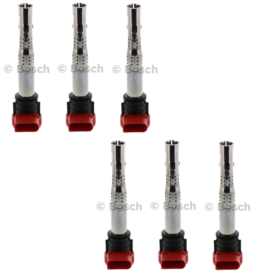 Juego de 6 bobinas de encendido Bosch para Audi A4 A8 Quattro Porsche Cayenne VW Touareg Foto 1 de 1