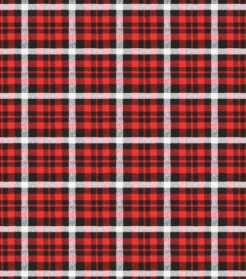 2  YDS UNCUT SUPER SNUGGLE FLANNEL FABRIC ALEX RED & GRAY PLAID JOANN #16850703 - Image 1 of 2