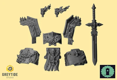 Redemptor Dreadnought Conversion Kit - Black Templars - GreyTide Studio