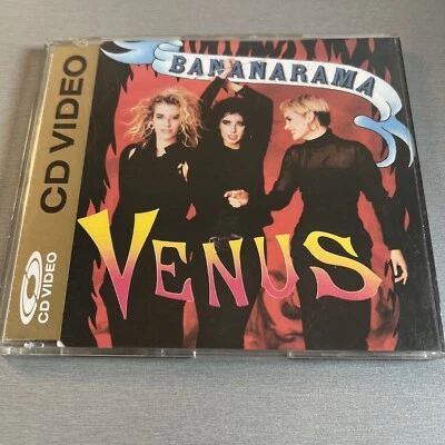 Bananarama Venus Rare Japan Gold NTSC CD Video Single CDV W18X 23001 - Bild 1 von 4