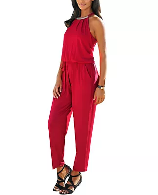 Alba Moda JERSEY OVERALL ROT GR. 40 1017424430 - Bild 1 von 2