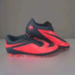 Nike Soccer Cleats Womens 10 US Hypervenom Skull Shoes 599074-406 Black Red Skul - Picture 1 of 11
