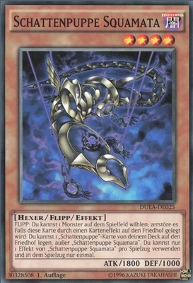 YuGiOh Schattenpuppe Squamata DUEA-DE025 Common NM 1st - Bild 1 von 2