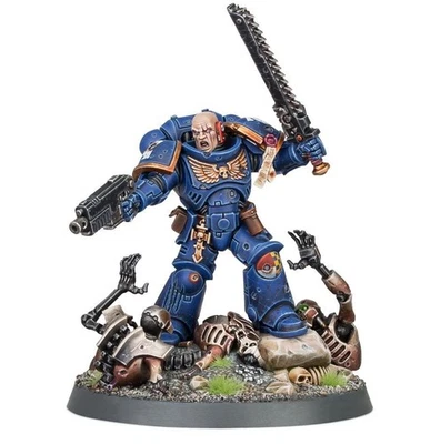 Warhammer Commemorative Series Space Marines Sergeant Castus Limited Edition MIB - Image 1 of 2