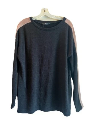 Suéter Pullover Largo Alto Sally LTS Para Mujer Talla US 16 Cuello Redondo Nuevo con Etiquetas Foto 1 de 4