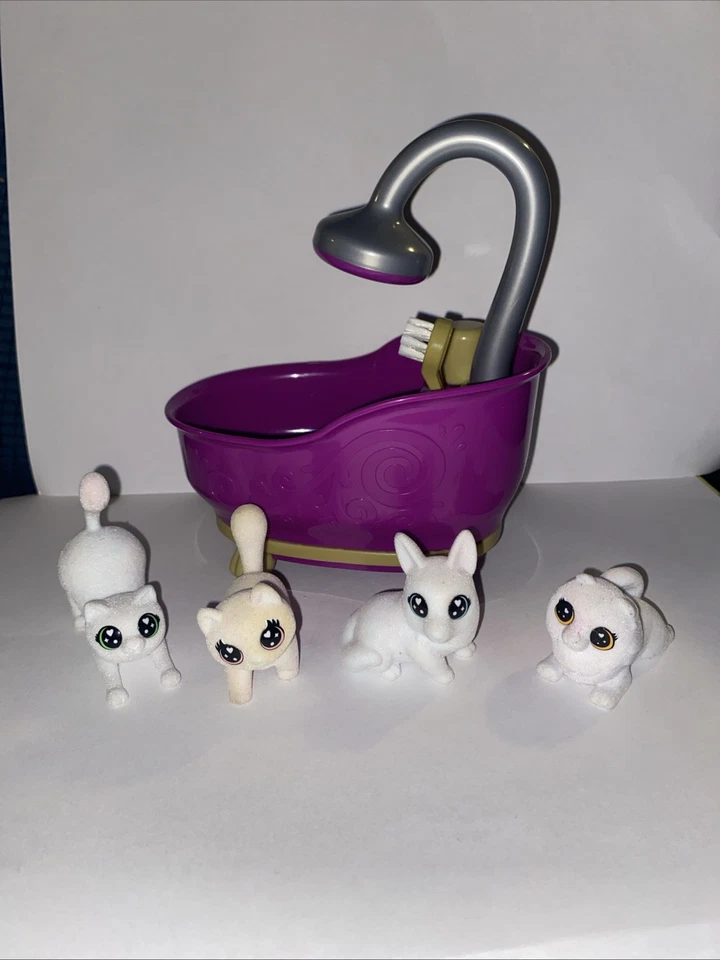 Crayola Scribble Scrubbie Pets Bath Tub Playset w/ 4 Washable Animals & Extra — 第 1/4 张图片
