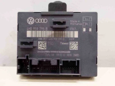 VW TOUAREG 7P5 REAR LEFT DOOR CONTROL UNIT 4H0959795B 3.00 2013 31415174 - Image 1 of 4