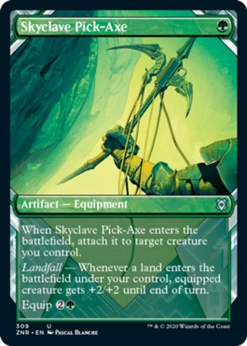 x1 Skyclave Pick-Axe - Showcase - Zendikar Rising - NM - MTG - Image 1 of 1