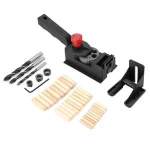 38Pcs Wood Dowel Hole Drilling Guide Woodworking Carpentry Positioner Locator - Picture 1 of 12