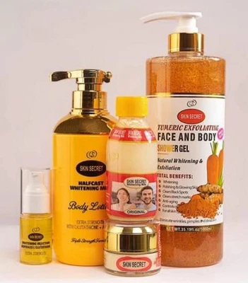 Skin Secret Shower Gel Set Lotion Face Cream Serum Shower Gel 4 Comb Set New Box - Image 1 of 4