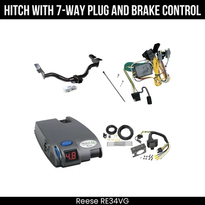 Hitch Tow PKG+ Brake Control For 01-03 Ford Escape Mazda Tribute 44723 Class 3 - Imagem 1 de 4