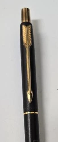 Bolígrafo publicitario Parker Black Martell coñac hecho en EE. UU. Foto 1 de 4