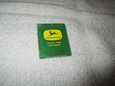Tractor agrícola John Deere Coon Rapids Iowa libro completo de cerillas Malcom & Thompson IA Foto 1 de 3