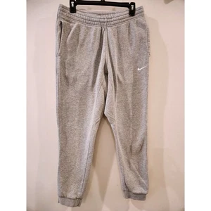 Felpa jogger Nike uomo grigio medio pile tasche casual abbigliamento attivo lounge - Foto 1 di 6