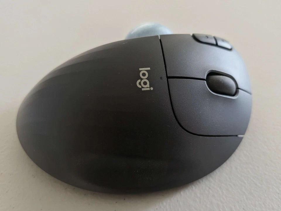 Logitech ERGO M575S Bluetooth + 2.4Ghz Unifying Wireless Trackball - Graphite - image 1 of 4